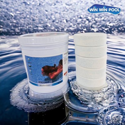 Multi-Action 1 kg คลอรีนก้อน (TABLETE) TCCA 90%   3 in1 Astral pool สเปน/ฆ่าเชื้อโรค ฆ่าเชื้อแบคทีเรีย/กำจัดตะไคร่/เร่งตกตะกอน