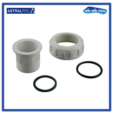 UNION WHITE 2' NEW  For Multiport Valve 07444  AstralPool