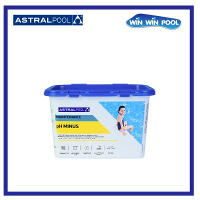 Solid pH minor ตัวลดค่า pH ในสระน้ำ ขนาด 1.5 กิโลกรัม