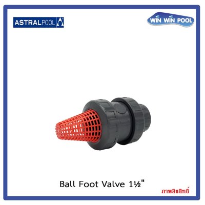 บอลฟุตวาล์ว /Astral pool /Cepex/Ball Foot Valve/UPVC/ 1.1/2"
