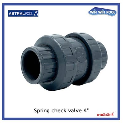 สปริงเช็ควาล์ว/Astral pool/Cepex/ Spring check valve / 4"