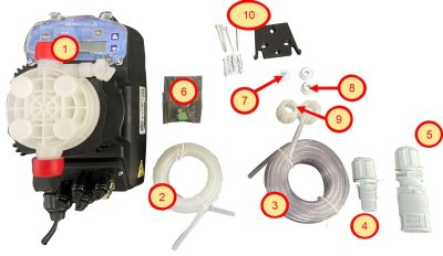 ปั๊มฉีดสารเคมี ACQUA DOS DIGIT pH/ORP type B Model - 5 l/h-10 bar