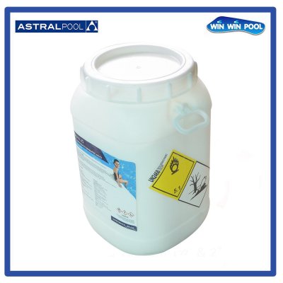 คลอรีนไตรคลอฯ ชนิดเกล็ด 90% ขนาด 25 กิโลกรัม T.C.C.A.90G Granules Astral pool