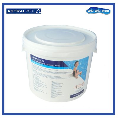 คลอรีนไตรคลอฯ ชนิดเกล็ด 90% ขนาด 5 กิโลกรัม Astral pool T.C.C.A 90G Granular 5kg