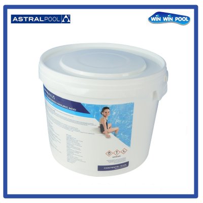คลอรีนไตรคลอฯ ชนิดเกล็ด 90% ขนาด 5 กิโลกรัม Astral pool T.C.C.A 90G Granular 5kg