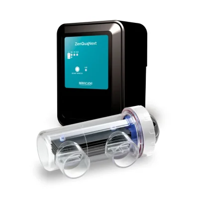 เครื่องผลิตคลอรีนจากเกลือ Baracuda รุ่น เซนควา เน็ก 40 g/h รองรับสระว่ายน้ำ ขนาด 90-100 ลูกบาสก์เมตร