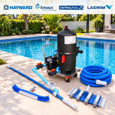 Hayward DE7220 + Super II 3 HP Mobile Pool Vacuum Cart