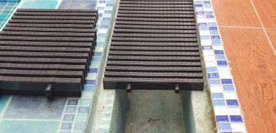 ตะแกรงน้ำล้น Gratting เกรตติ้ง สี(ดำ)3 แกน 30Cm  (ราคาต่อเมตร)