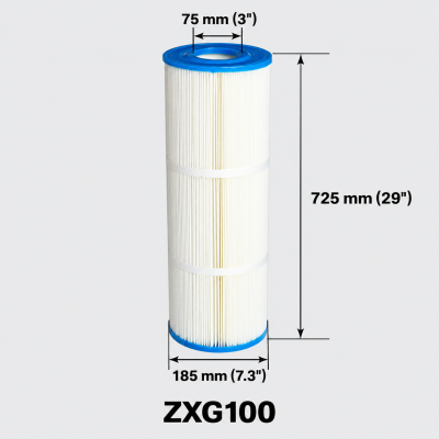 ใส้กรองกระดาษ สําหรับรุ่น ZXG100 LASWIM