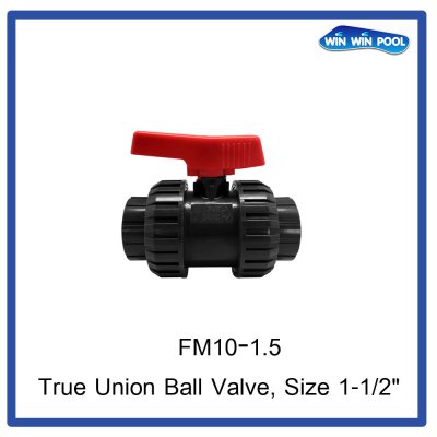 True Union Ball Valve, Size 1-1/2"
