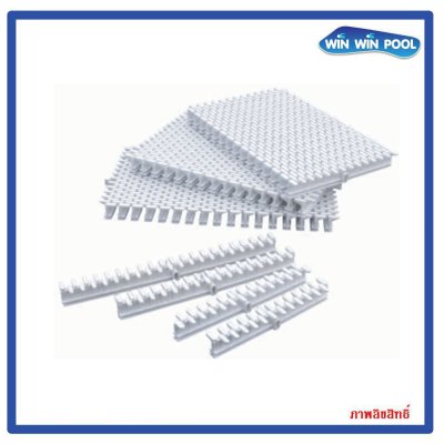 ตะแกรงน้ำล้น สี(ขาว) แบบ Wave Killer แกนเดี่ยว ความกว้าง 30 cm   ราคาต่อ 1 เมตร
