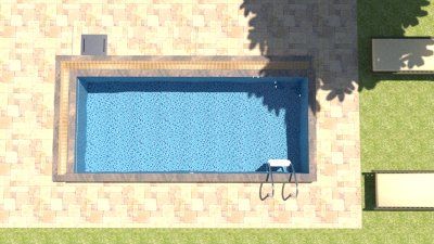 Construction Price for a 2.50×6.00×1.30 m Overflow Concrete Swimming Pool (Salt System)
