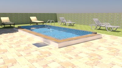 Construction Price for a 2.50×6.00×1.30 m Overflow Concrete Swimming Pool (Salt System)