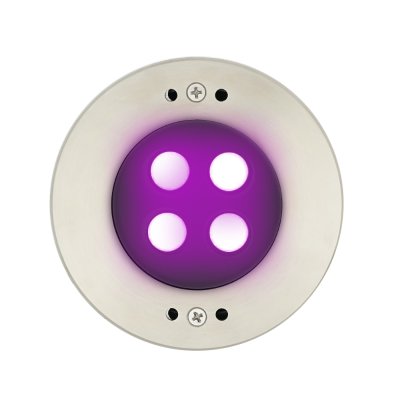 ไฟ 9W/12V/DC RGB (3 in 1)  ขอบสแตนเลส  Jesta