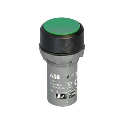 ABB-Pushbutton สีเขียว