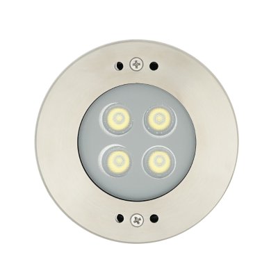 ไฟ 9W/12V/DC Cool White  ขอบสแตนเลส  Jesta