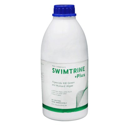 น้ำยา SWIMTRINE (สวิมทรีน) เคมีภัณฑ์สำหรับกำจัดตะไคร่น้ำเขียว สำหรับสระว่ายน้ำ 1 ลิตร