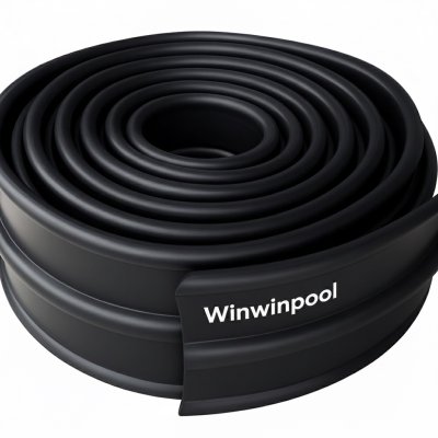 Premium Rubber Waterstop for Concrete Joint Waterproofing, 8" Type AA, Triple-Rib Design, 5 mm Thick — Suitable for 20–25 cm Concrete Walls.