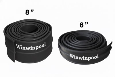 ยางกันซึม TYPE C กว้าง 8" 2 ปุ่ม หนา 9.5mm. ม้วน 20 เมตร