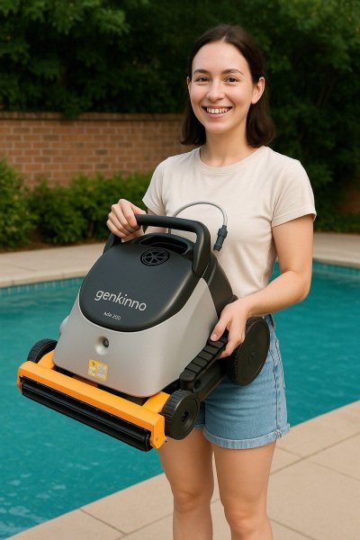 Genkinno ACE 600 Cordless Smart Pool Cleaning Robot – 6-Hour Battery, 25-Micron Filtration & AdaptiveNav 3.0