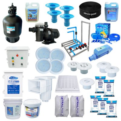 Complete Pool Set 30Q – Swimming Pool Equipment for 30 m³ Pool | WIN WIN POOL