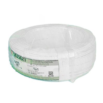 YAZAKI   VSF1CX1 สายไฟคอนโทรล 1x1 SQMM. IEC06 THW(f) VSF1X1-YA   ราคา/   เมตร