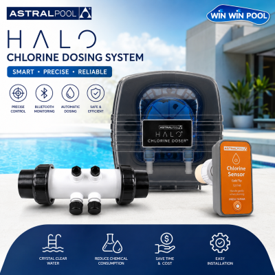 ASTRALPOOL HALO Chlorine Dosing System Complete Set พร้อม Bluetooth ORP Monitoring