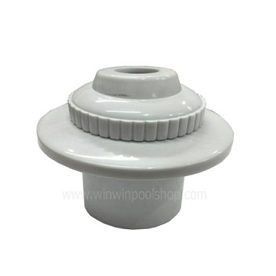 Eyeball Wall Return Inlet with faceplate, 1.5" Threaded (White)(EB-TH-004(N/I)