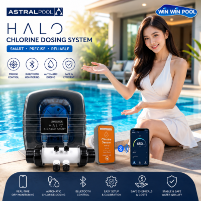 ASTRALPOOL HALO Chlorine Dosing System Complete Set พร้อม Bluetooth ORP Monitoring