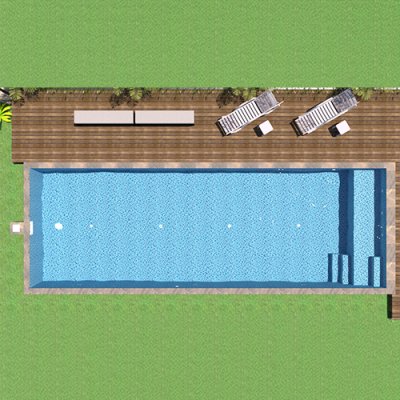 Construction of a 4×12×1.4 m Concrete Swimming Pool with Salt System (Skimmer System) ⭐ Special All-Inclusive Price: 1,390,000 THB ⭐
