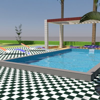 ก่อสร้างสระว่ายน้ำคอนกรีต 4x8x1.4m Skimmer ระบบเกลือ งานโครงสร้างพร้อมเข็ม (I22) งานระบบ ทั้งค่าสินค้าค่าแรง ครบจบในชุดเดียว