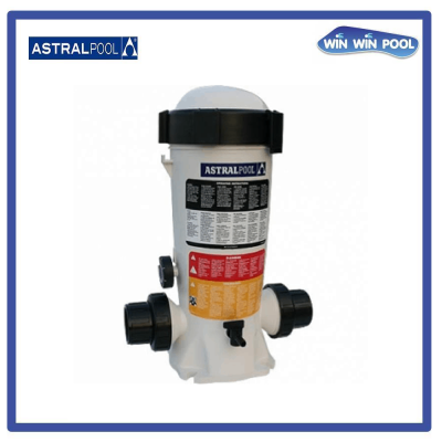 Astralpool Dossi-3 in-line เครื่องจ่ายคลอรีนก้อนแบบอินไลน์ สำหรับสระ 20-60 คิว