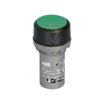 ABB Push Button สีเขียว