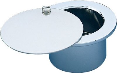 หัวดูดด้านข้างพร้อมฝาปิดนิรภัย สแตนเลส AISI-316 มาตรฐาน EN 13451-3, เกลียวนอก 1.5"