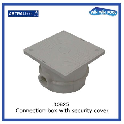 Connection box with security cover กล่องต่อสายไฟชนิดพลาสติกพร้อมฝาปิดนิรภัย ช่องต่อเกลียวขนาด 3/4"