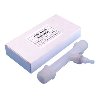 ozone venturi injector 3/4" pvdf mixer nozzle water อินเจคเตอร์หัวฉีดโอโซน เทปรอนคุณภาพดี สีขาว ทนการกัดกร่อนสูง