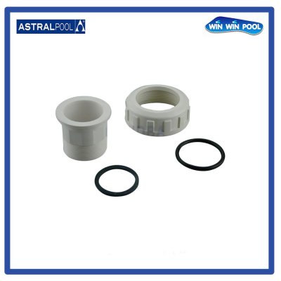 UNION WHITE 2' NEW  For Multiport Valve 07444  AstralPool