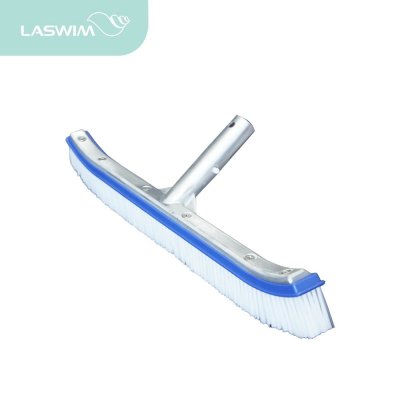 แปรงไนล่อน 18"/45cm ด้ามอลูมิเนียม 18"/45cm Deluxe wall brush with aluminum back Laswim
