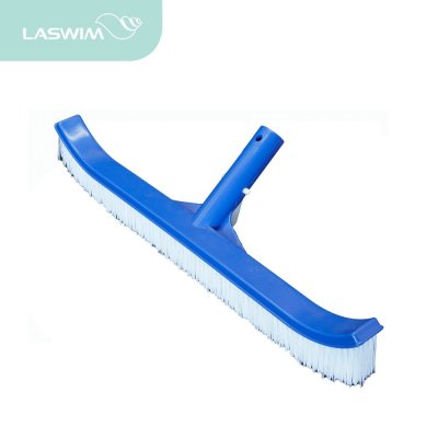 แปรงไนล่อน 18"/45cm ด้ามพลาสติก Laswim standard curved polybristle wall brush
