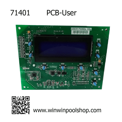 71401 PCB-User  for Viron Salt Chlorinator  Astral pool