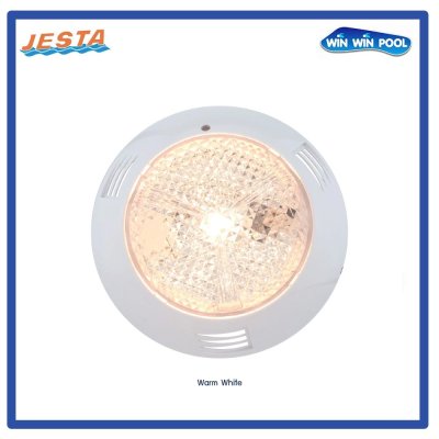 ไฟใต้น้ำ Halogen  100W/12V. ขอบ ABS สีขาว  Jesta