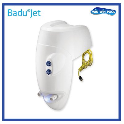 SPECK” Badu Jet Stella Counter Current Swim Jet, 2 Nozzles, Plastic Covered & Complete set with Pump 380V/3PH & LED Light, Wall Hang Type