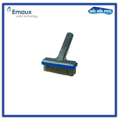 CE220  แปรงสแตนเลสด้านหลังอลูมิเนียมขัดเงา  ขนาด 5 นิ้ว ขนาด 125 x 150 x 125มม. Emaux