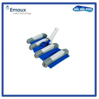 CE323 หัวดูดตะกอนดีลักซ์ด้ามจับพลาสติกแบบยืดหยุ่นขนาด 14 นิ้ว ขนาด 355 x 180 x 60 มม. Emaux