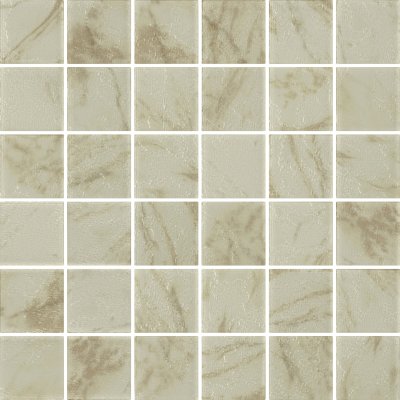 โมเสกแก้ว CYPRUS BEIGE(98) ขนาดเม็ด 48x48x4mm แผ่นละ 36 เม็ด บรรจุ 11 แผ่น/กล่อง