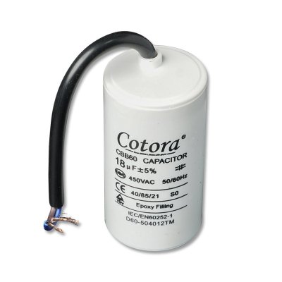 Cap Start แคบสตาร์ท ปั้มสระว่ายน้ำ 18 UF /450V