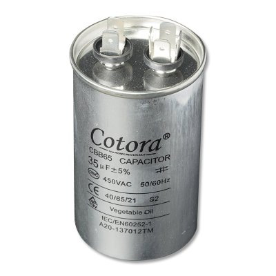 Cap Start แคบสตาร์ท ปั้มสระว่ายน้ำ 35 UF /450V