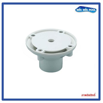 FT-Floor-W  Standard Floor Inlet 1.5&2 นิ้วสีขาว มีเกลียวใน