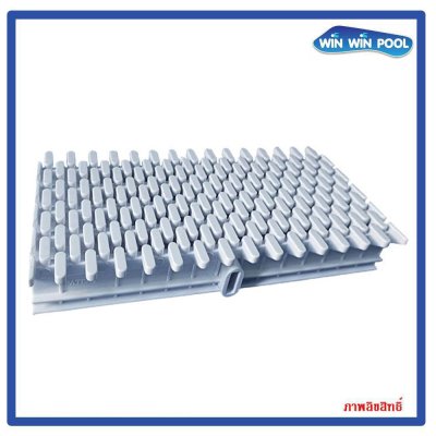 ตะแกรงน้ำล้น สี(ขาว) แบบ Wave Killer แกนเดี่ยว ความกว้าง 30 cm   ราคาต่อ 1 เมตร