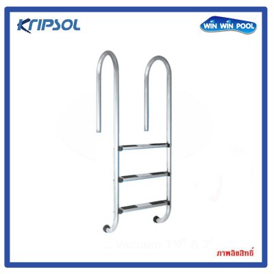 MIXEDS Ladder 3 Steps AISI 316 บันไดแสตนเลส มาตรฐาน AISI 316 3 ชั้น พร้อมขั้วต่อสายดิน